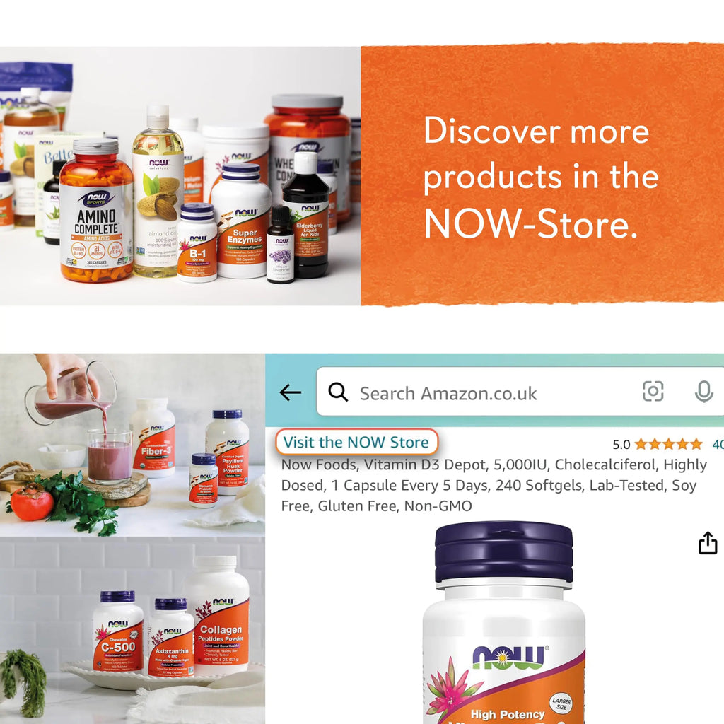 Now Foods, BioCell Collagen, Hydrolysed Collagen Type II, 120 Capsules, Gluten - AB Mystery