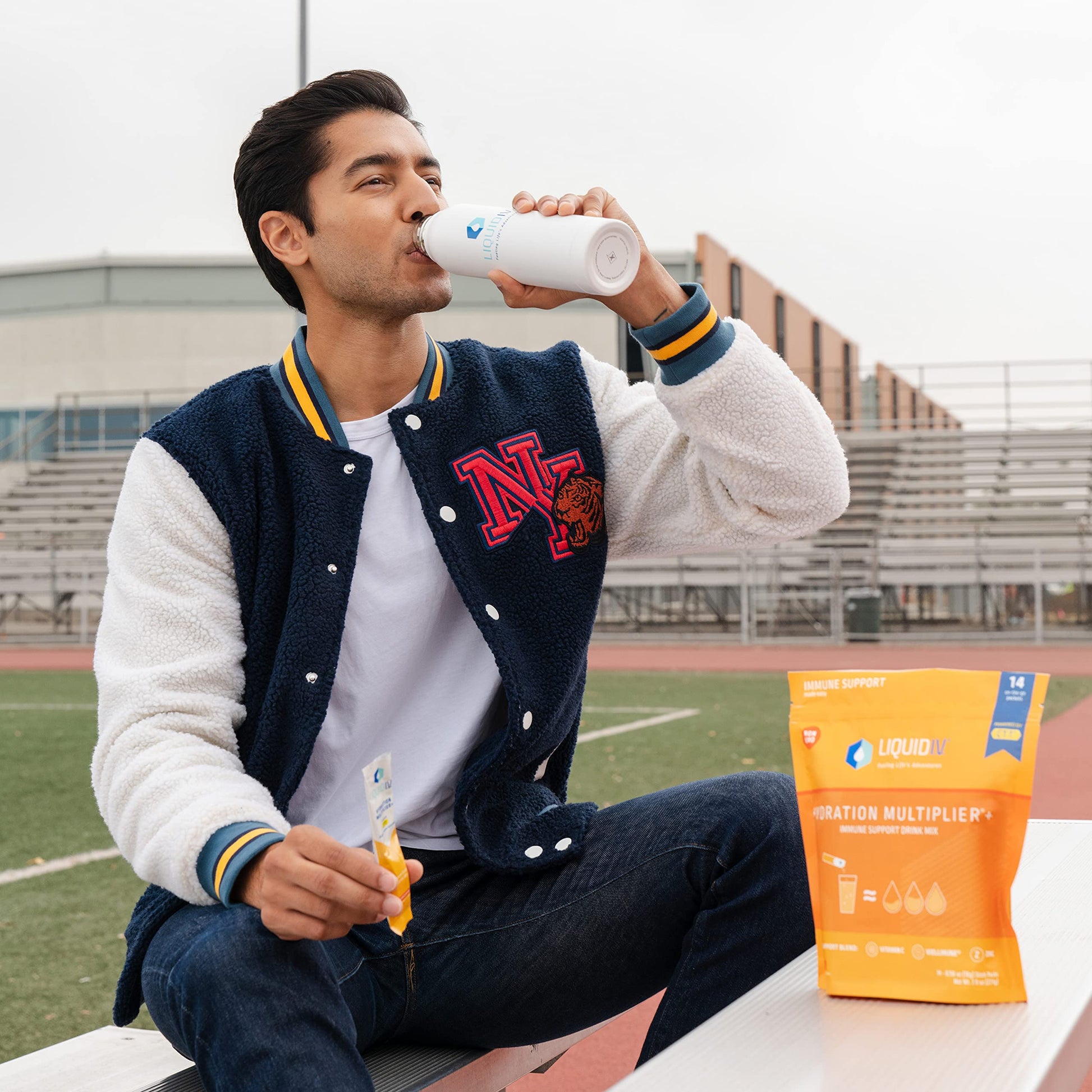 Liquid I.V. Hydration Multiplier + Immune Support - Tangerine - Hydration Powder - AB Mystery