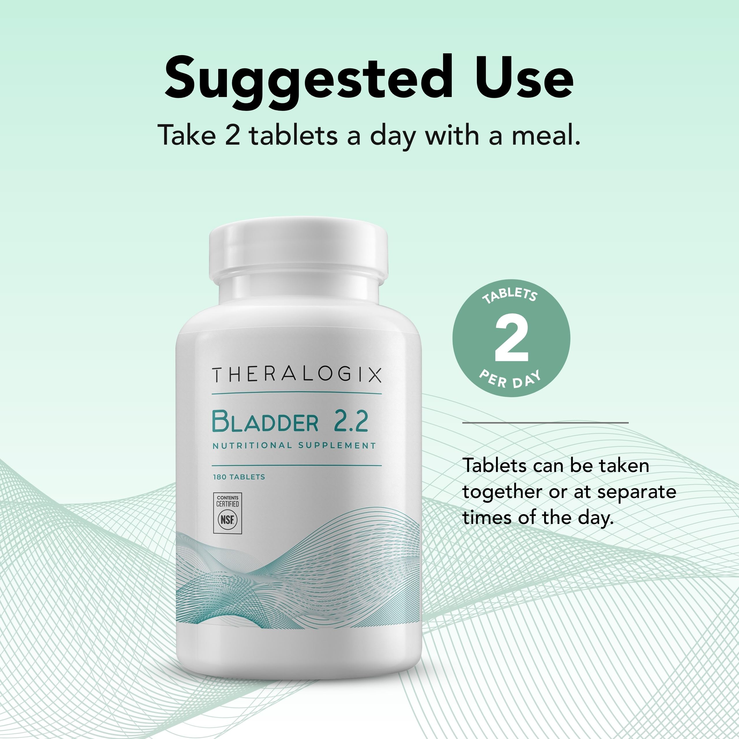 Theralogix Bladder 2.2 Multivitamin & Multimineral Supplement - 90-Day Supply - Bladder Support Supplement for Men & Women - AB Mystery