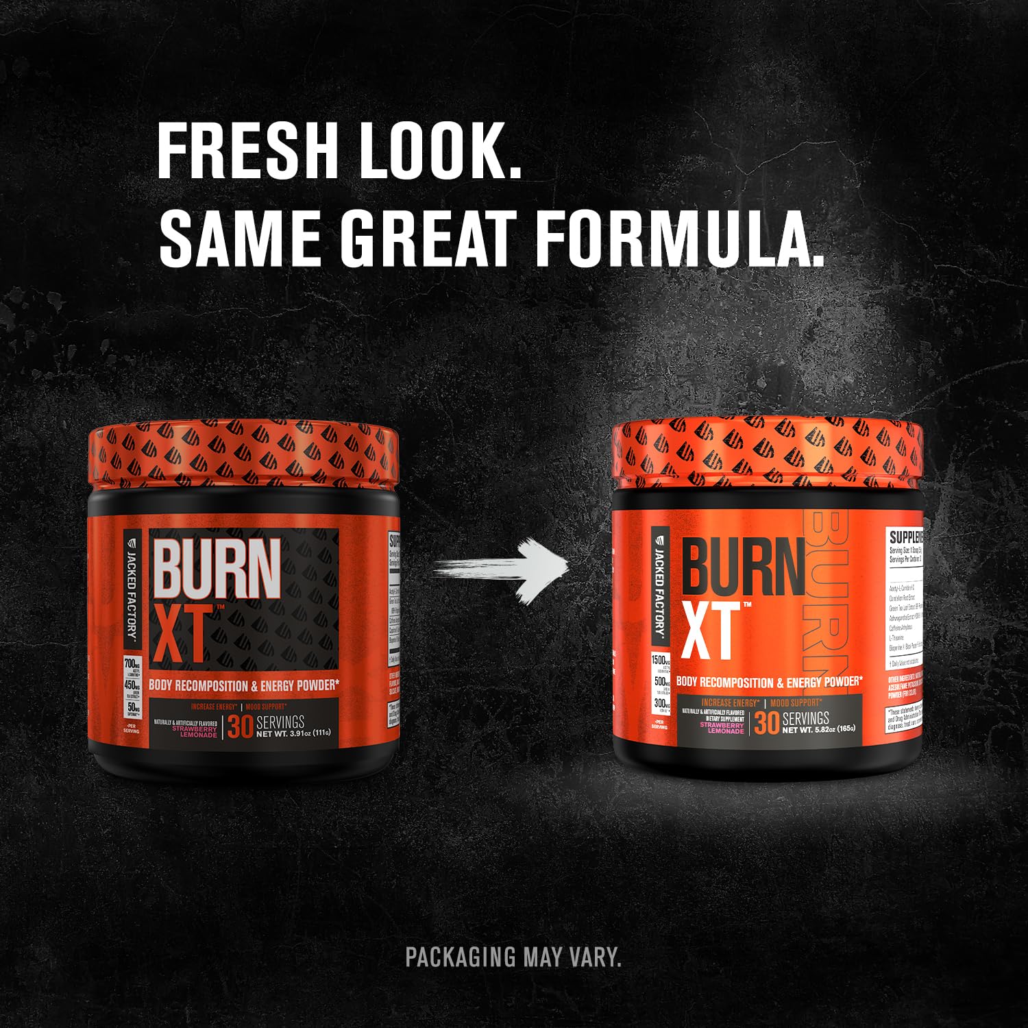 Jacked Factory Burn-XT Powder for Men & Women - Improve Focus & Increase Energy - AB Mystery