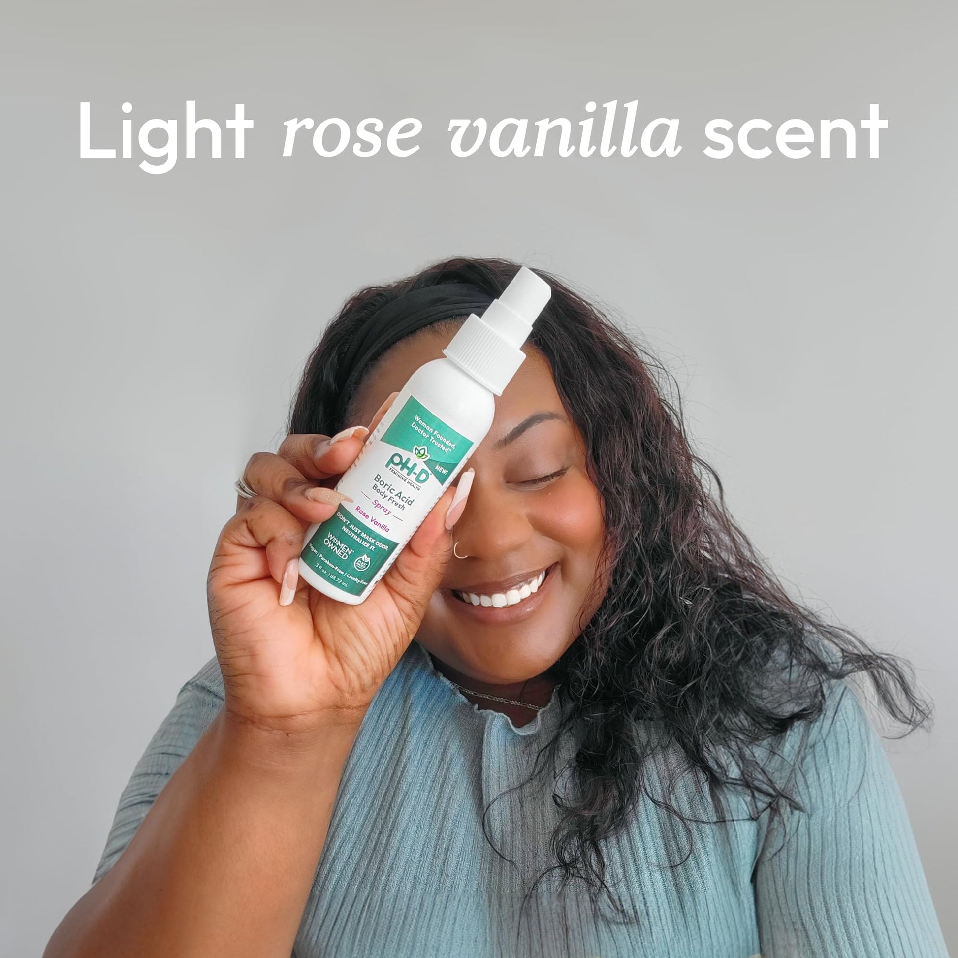 pH-D Feminine Health - Boric Acid Body Fresh Spray - Vegan, Paraben-Free, Plant Based - AB Mystery