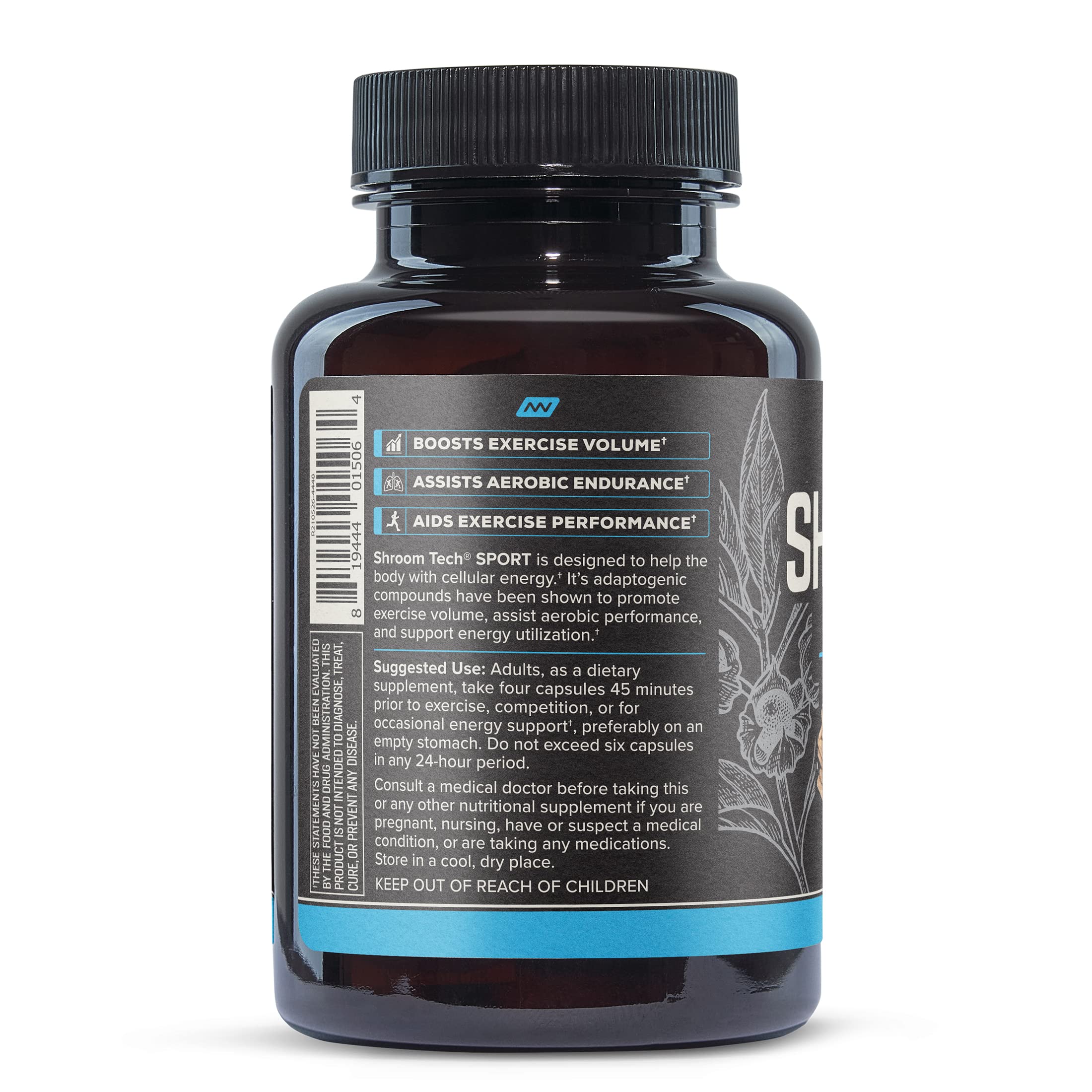 Onnit Shroom Tech SPORT: Clinically Studied Preworkout Supplement with Cordyceps - AB Mystery