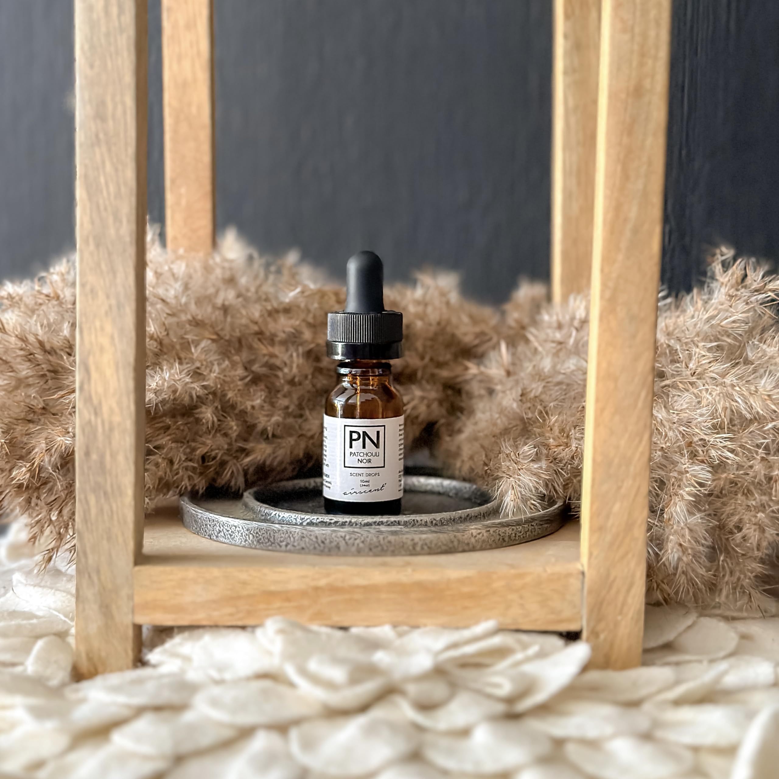 Patchouli Noir Diﬀuser Oil - Air-Scent Aroma and Essential Oil Blend - 10 Milliliter (.34 ﬂ oz) - AB Mystery