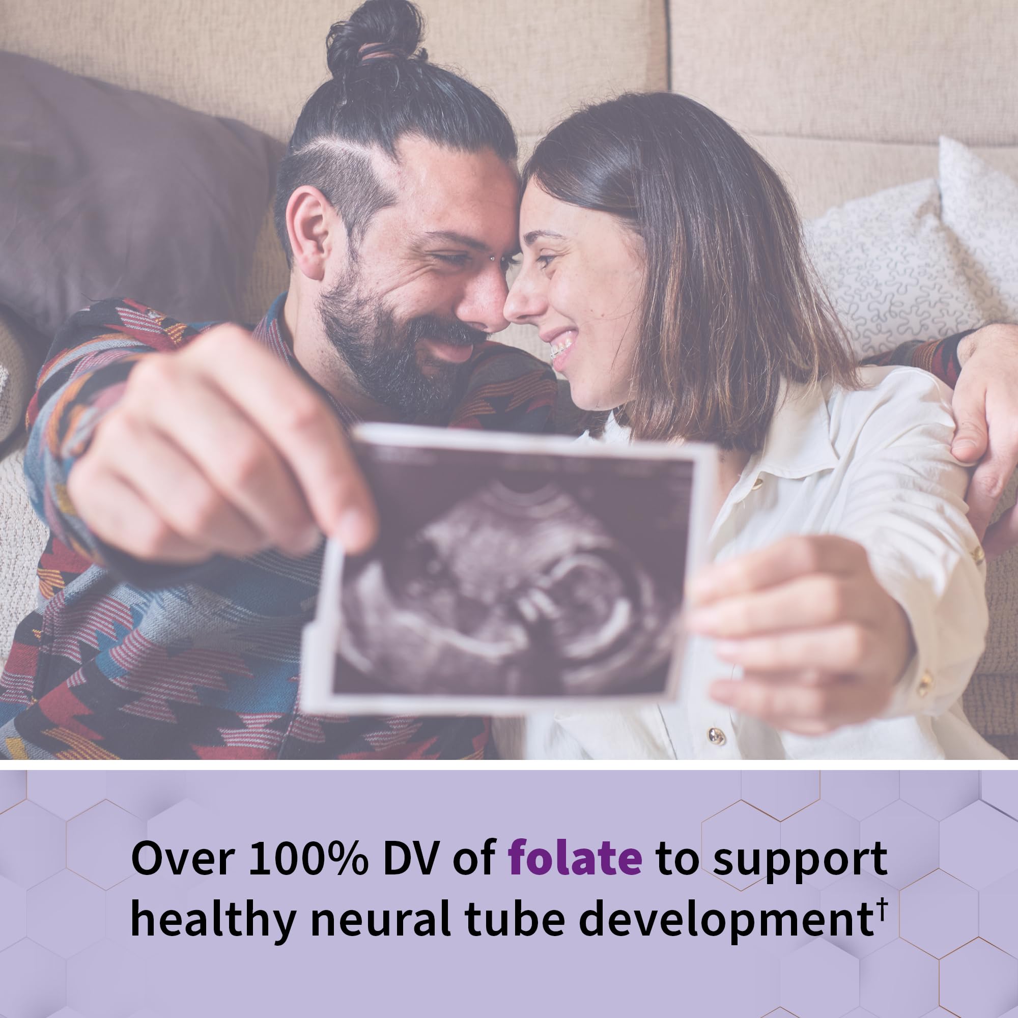 Prenatal Multivitamin for Women from Whole Foods with Biotin, Iron & Folate not Folic Acid Garden of Life