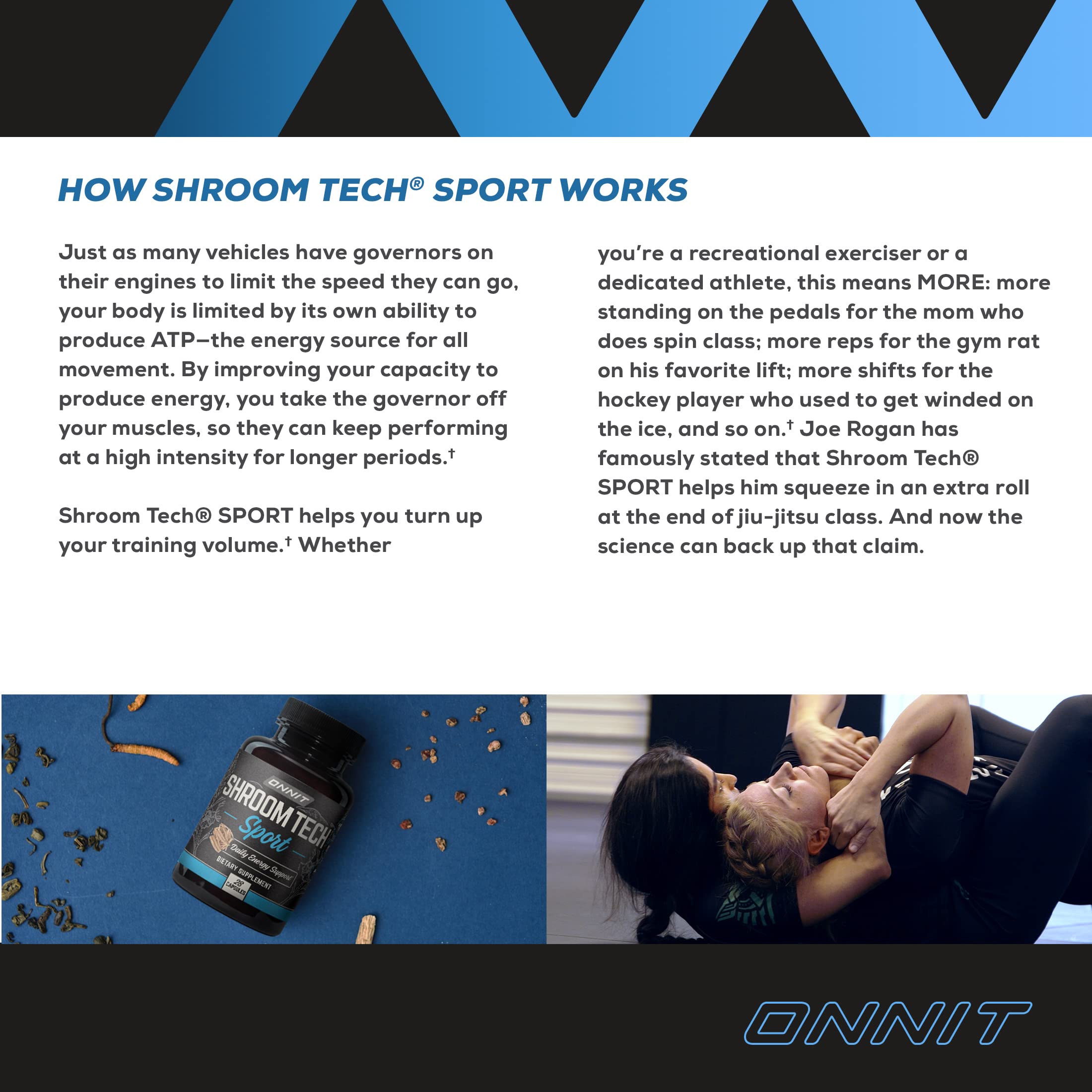 Onnit Shroom Tech SPORT: Clinically Studied Preworkout Supplement with Cordyceps - AB Mystery