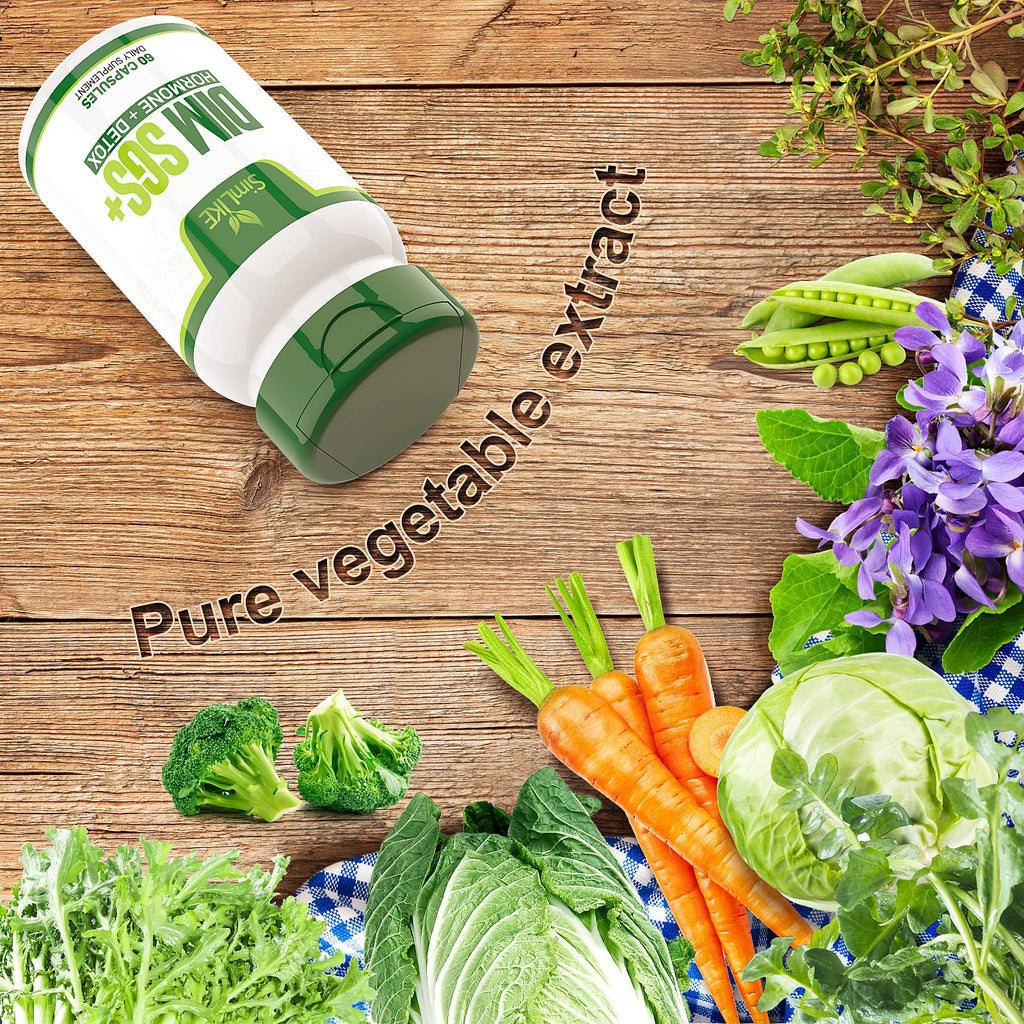 Simlike DIM SGS + - Hormone + Detox,Encourages Normal Estrogen Metabolism,Hormone Balance Simlike