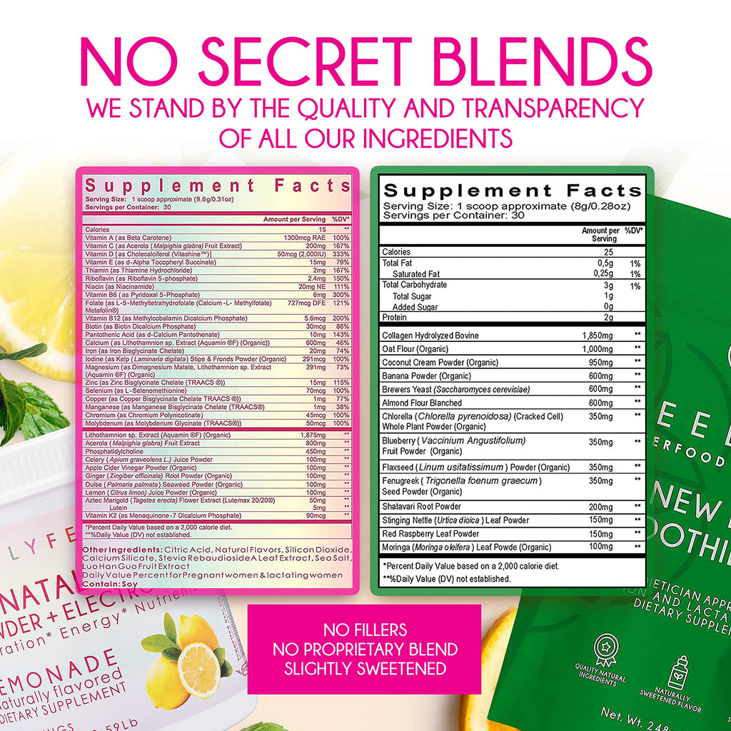 seedlyfe New Mother Postnatal Supplement Care Bundle - Lactation Superfood Smoothie seedlyfe