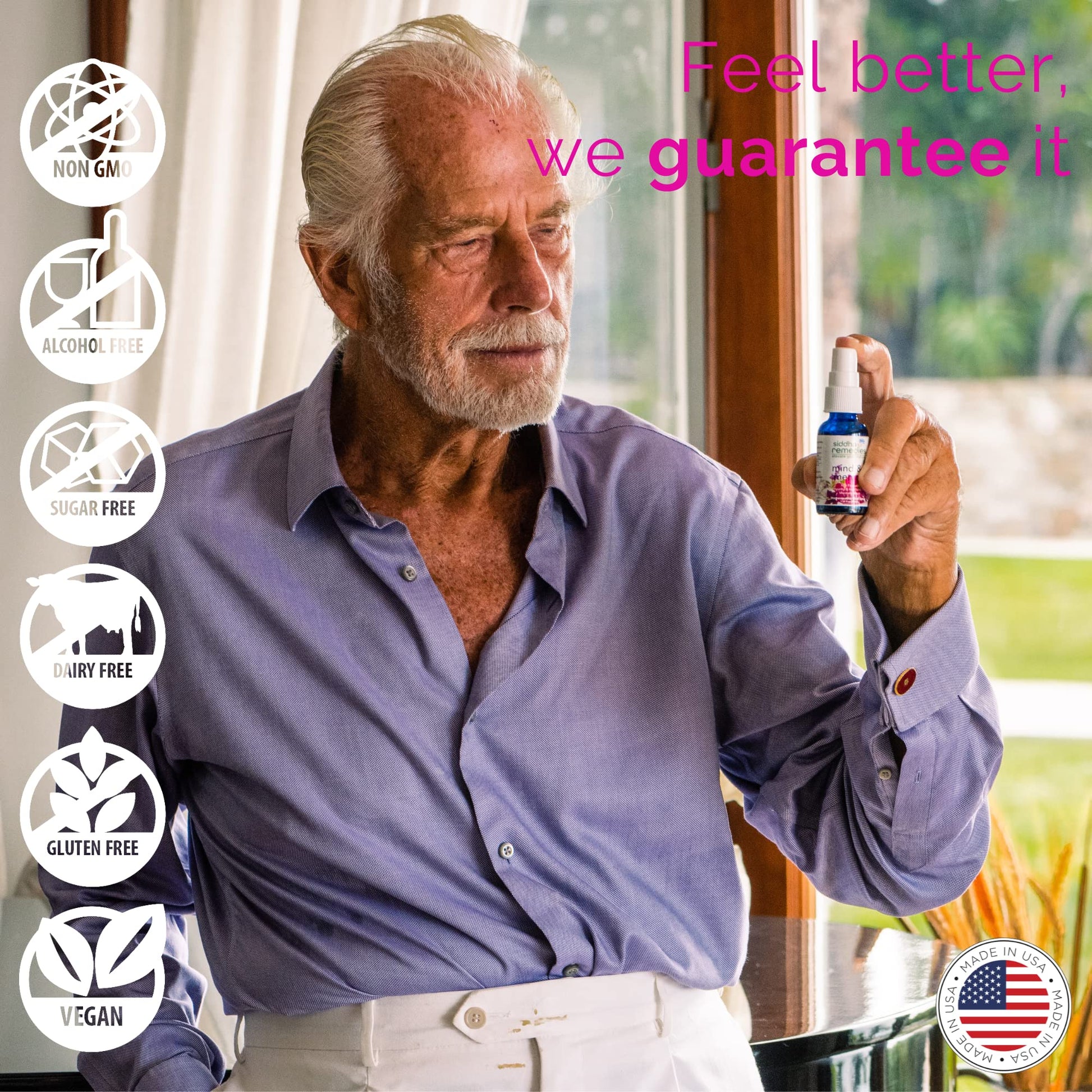 Siddha Remedies Mind & Memory Spray for Apathy, Indifference & Low Focus - AB Mystery