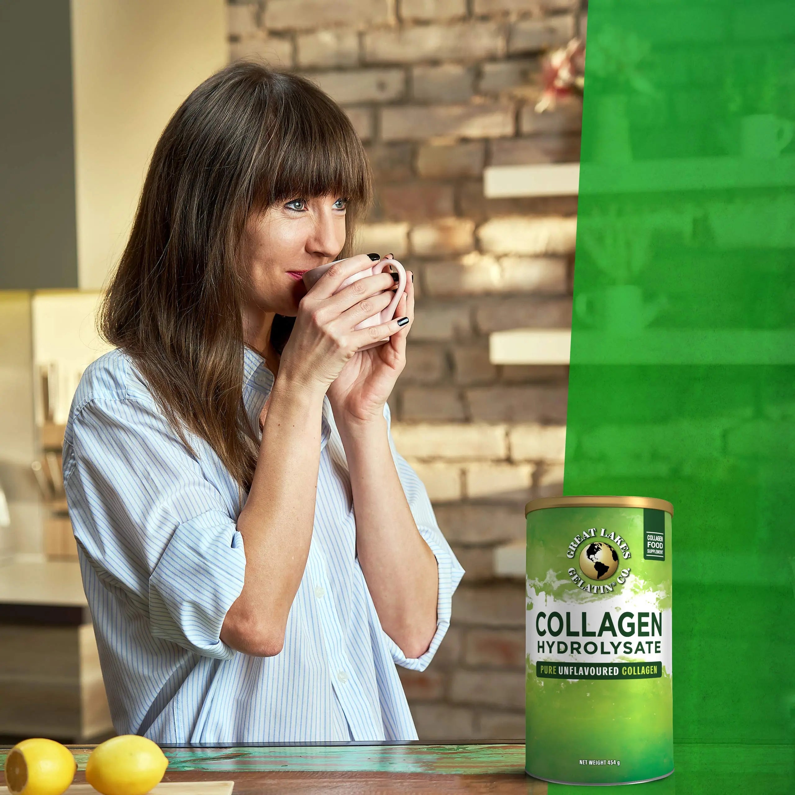 Great Lakes Gelatin Collagen Hydrolysate, Grass-Fed Bovine Hydrolysed Collagen Peptides Protein Great Lakes Gelatin