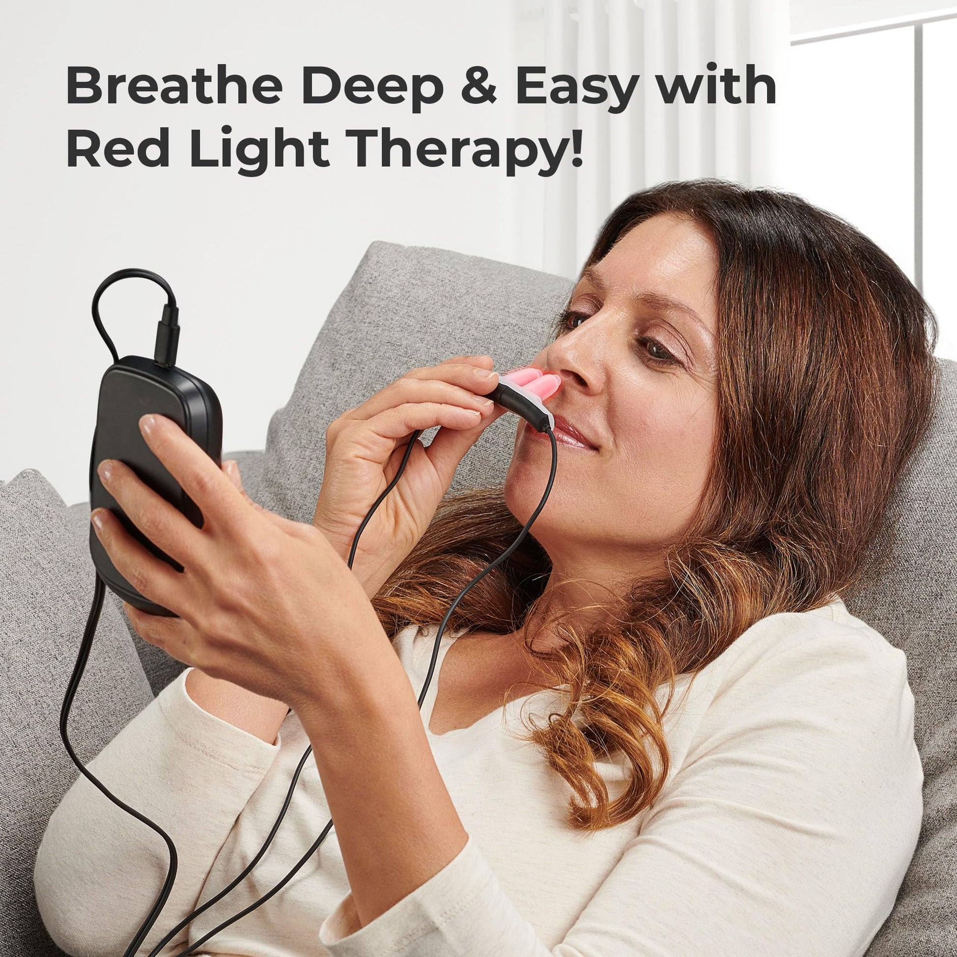 Lifepro Red Light Therapy Device for Nose & Ears - Portable Red and Near Infrared Light Therapy - AB Mystery