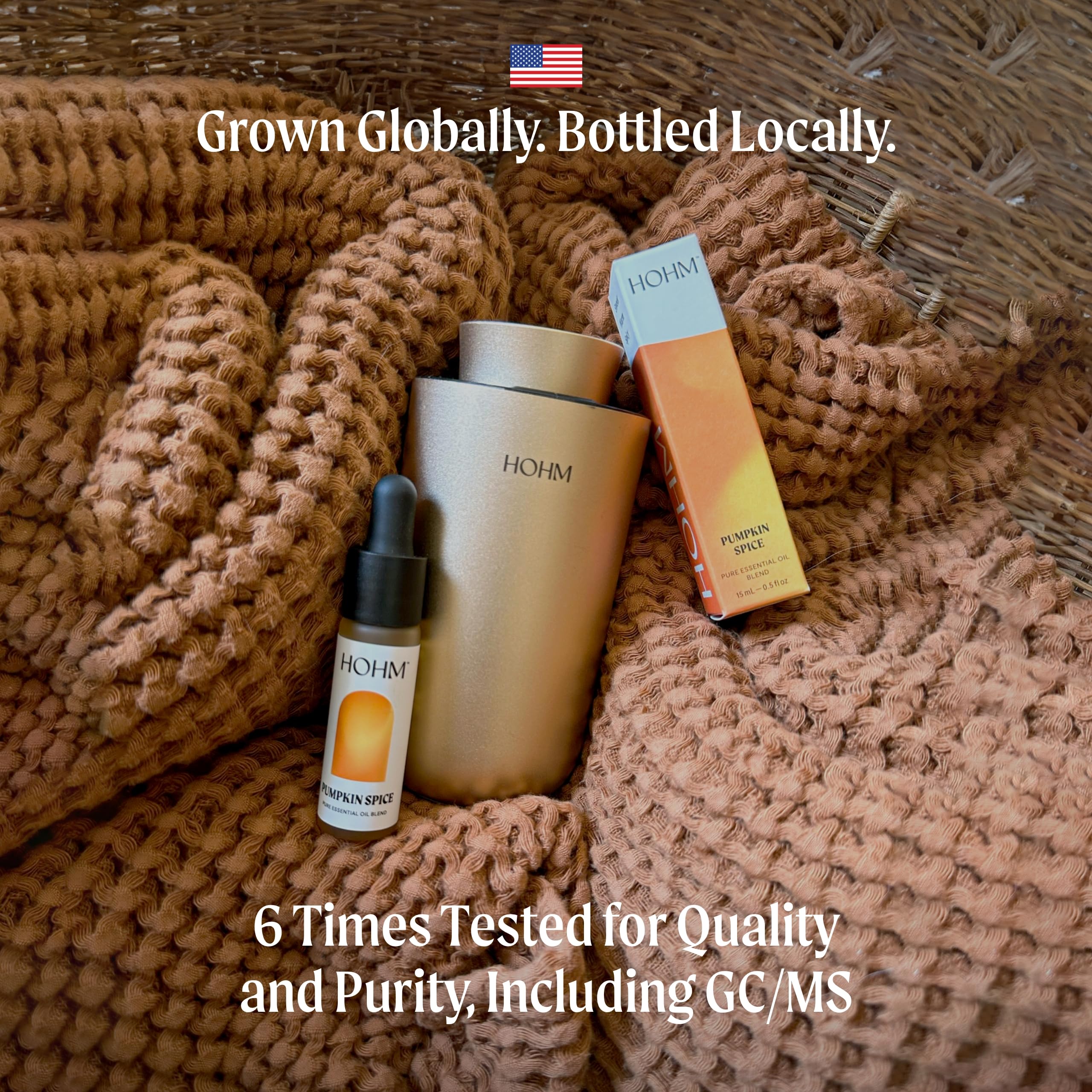 Hohm Pumpkin Spice Essential Oil Blend - Natural, Pure Essential Oil for Your Home Diffuser - AB Mystery