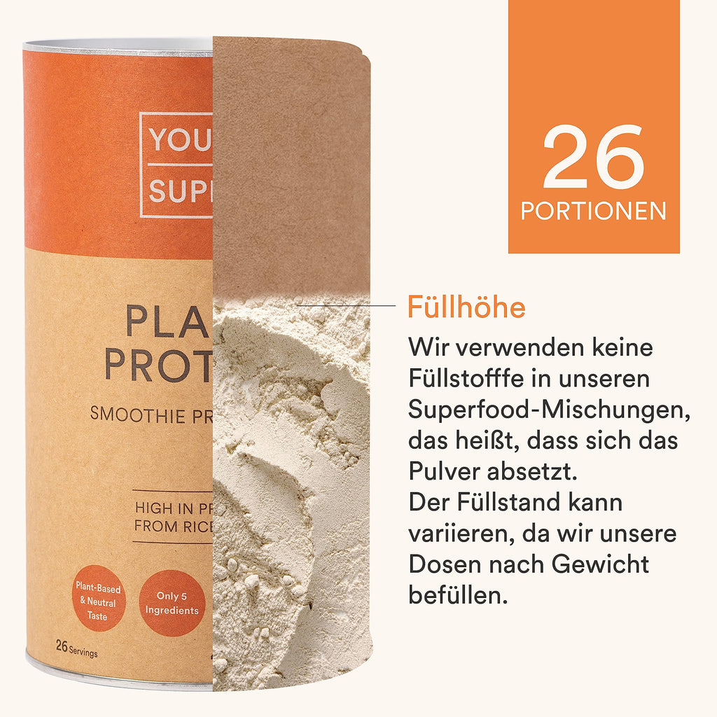 Your Super Plant Protein Organic Superfood Powder – Plant Based Protein Powder for Muscle Growth Your Super