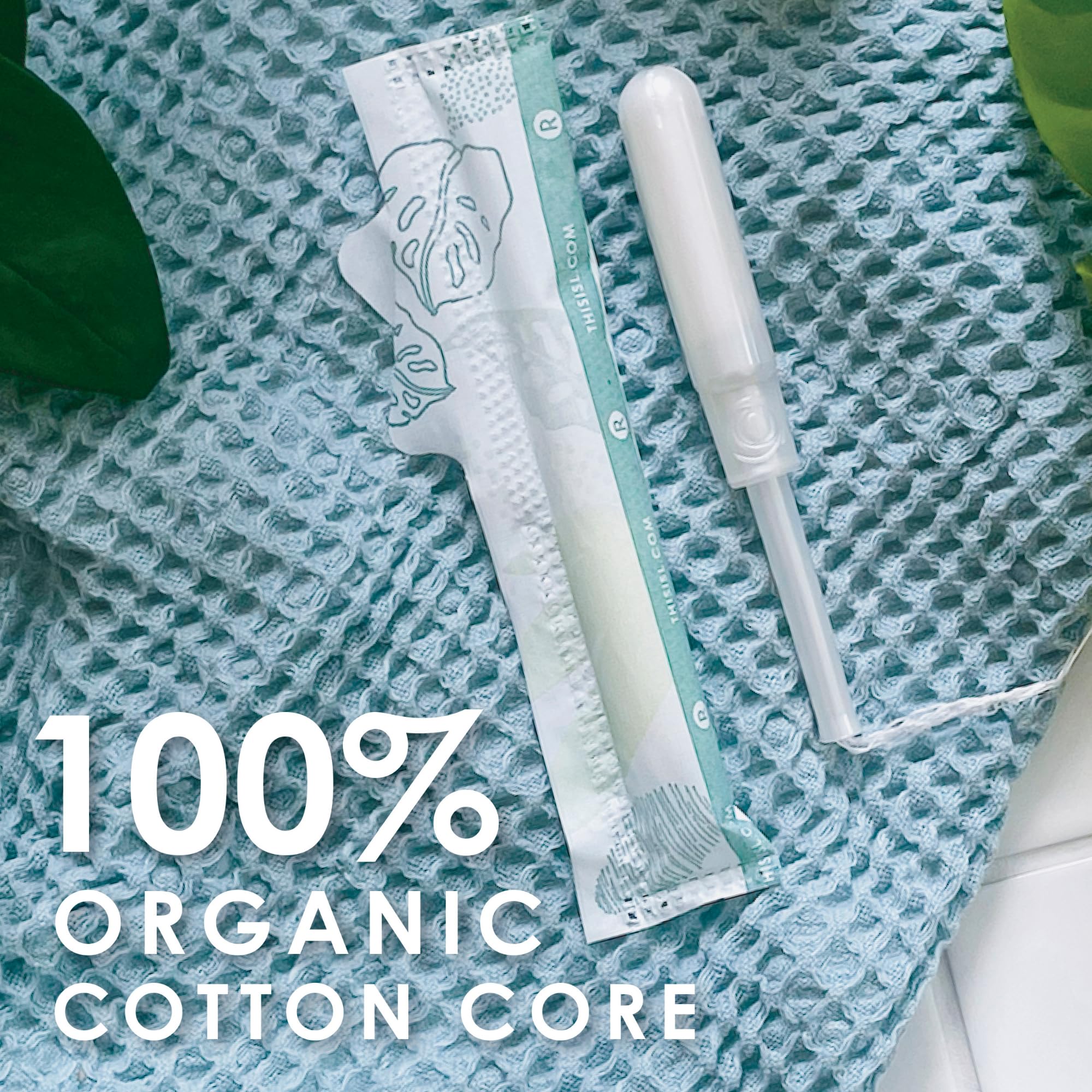 L. Organic Cotton Tampons - Regular 42 Count x 2 Packs (84 Count Total) (Packaging May Vary) - AB Mystery