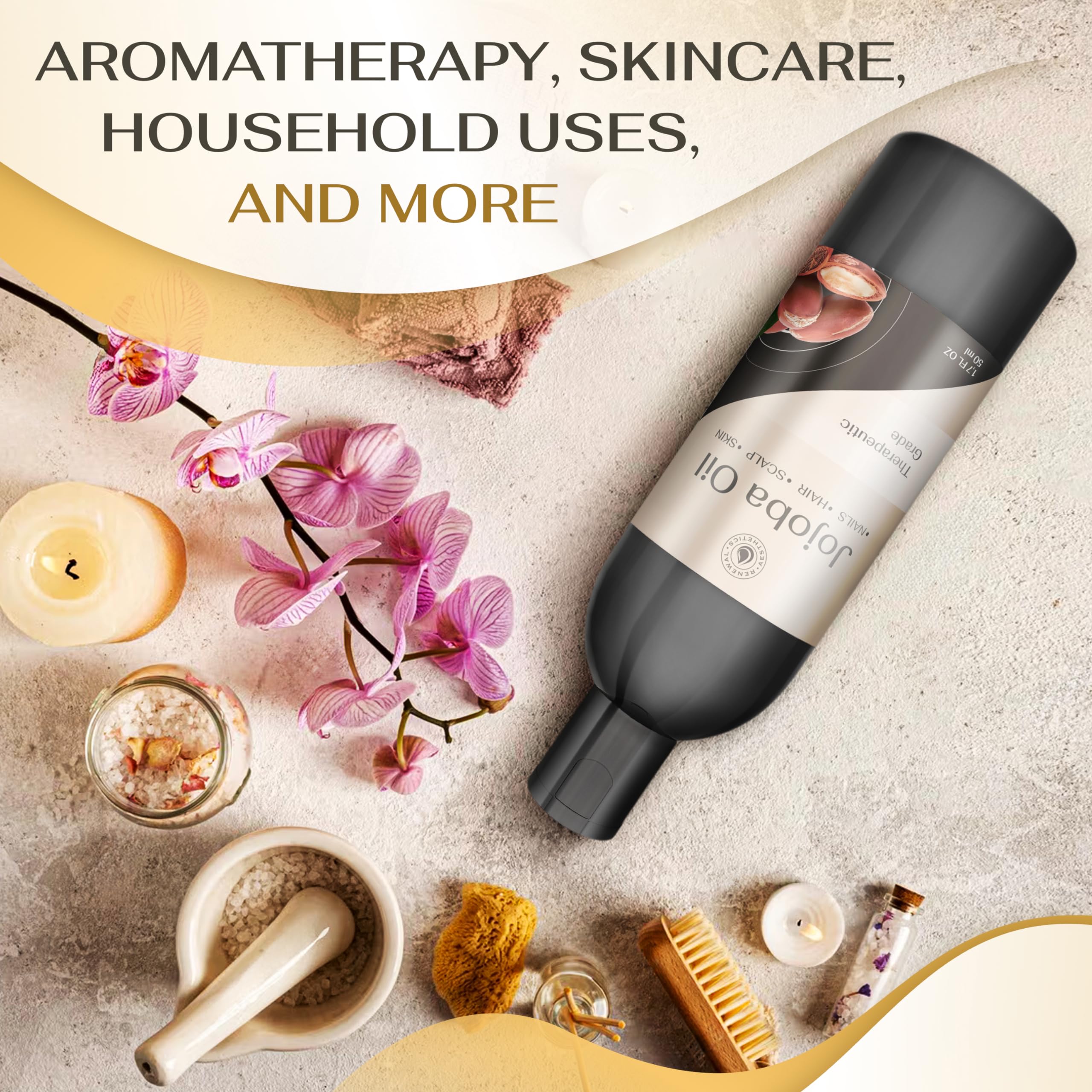 Sweet Oil - Hair and Skin Softener, Organic Natural Carrier Body Oil, Carrier Oil for Essential Oils - Massage Oil - AB Mystery