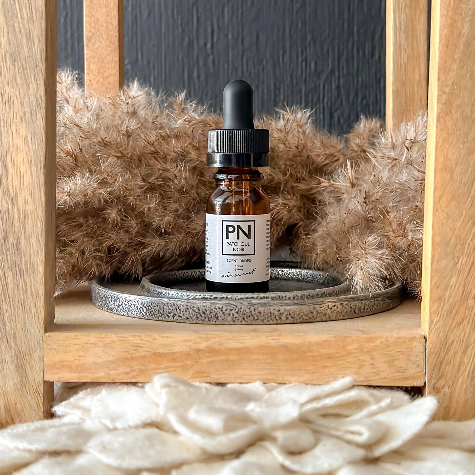Patchouli Noir Diﬀuser Oil - Air-Scent Aroma and Essential Oil Blend - 10 Milliliter (.34 ﬂ oz) - AB Mystery