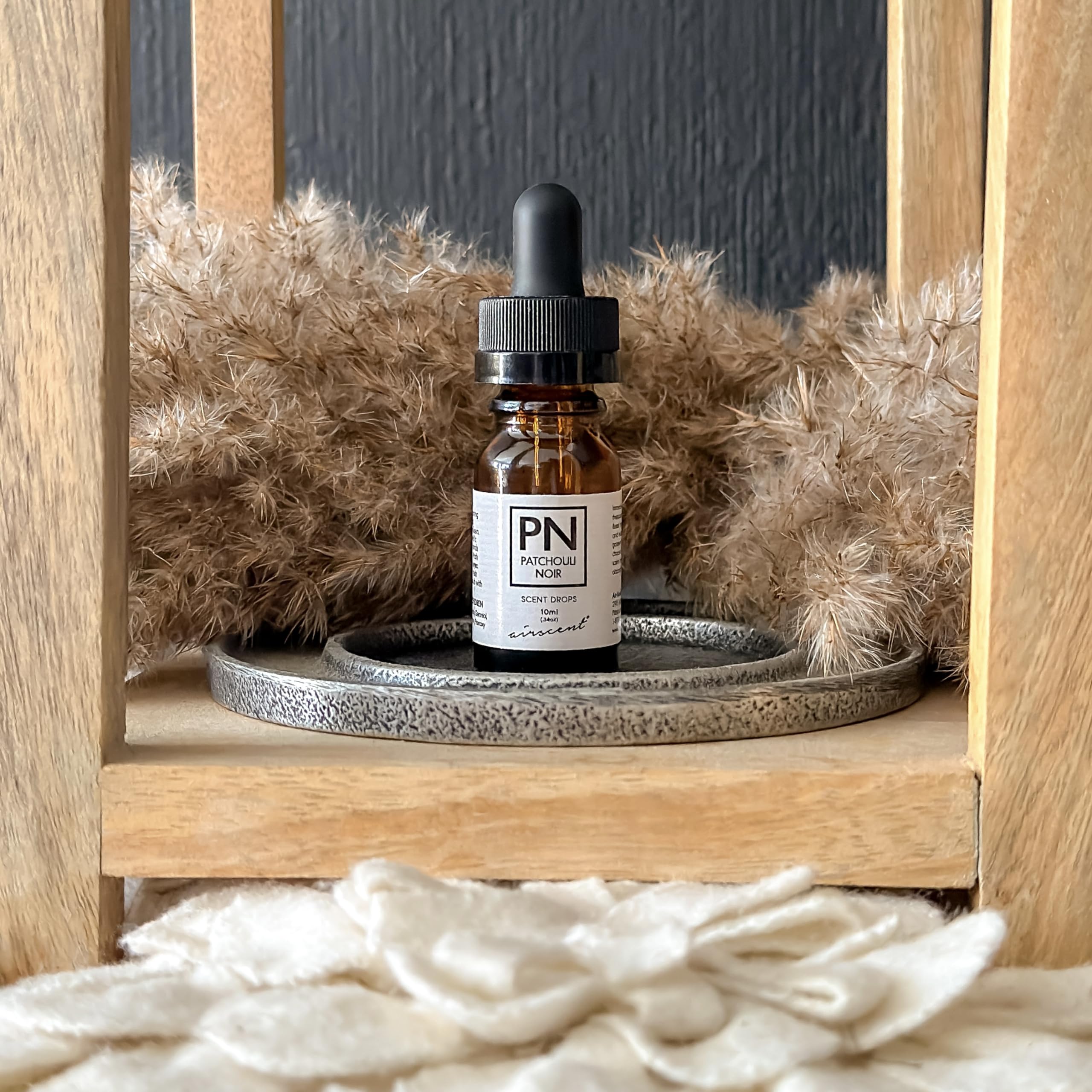 Patchouli Noir Diﬀuser Oil - Air-Scent Aroma and Essential Oil Blend - 10 Milliliter (.34 ﬂ oz) - AB Mystery