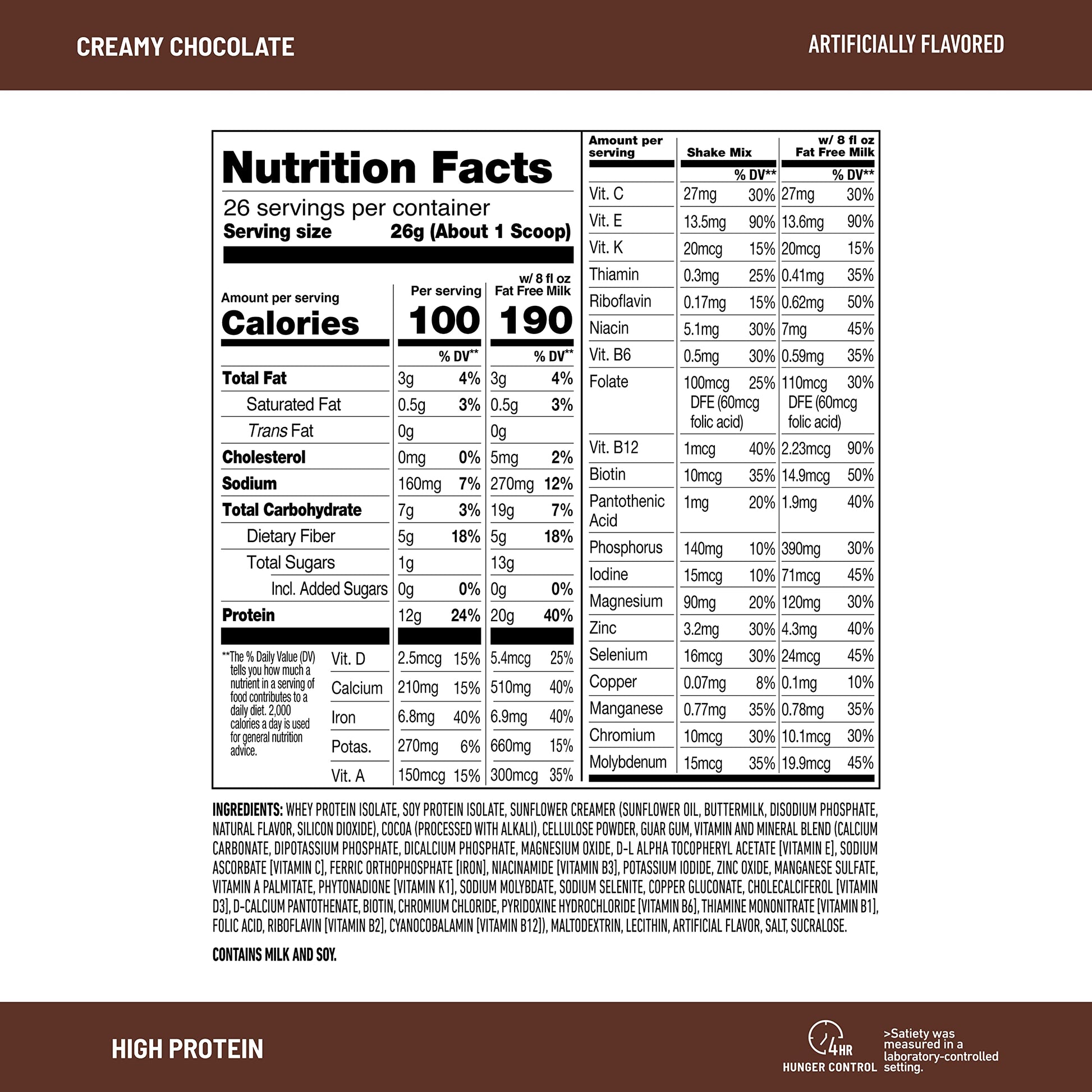 SlimFast High Protein Chocolate Bundle- 12 Count of Chocolate High Protein Meal - AB Mystery