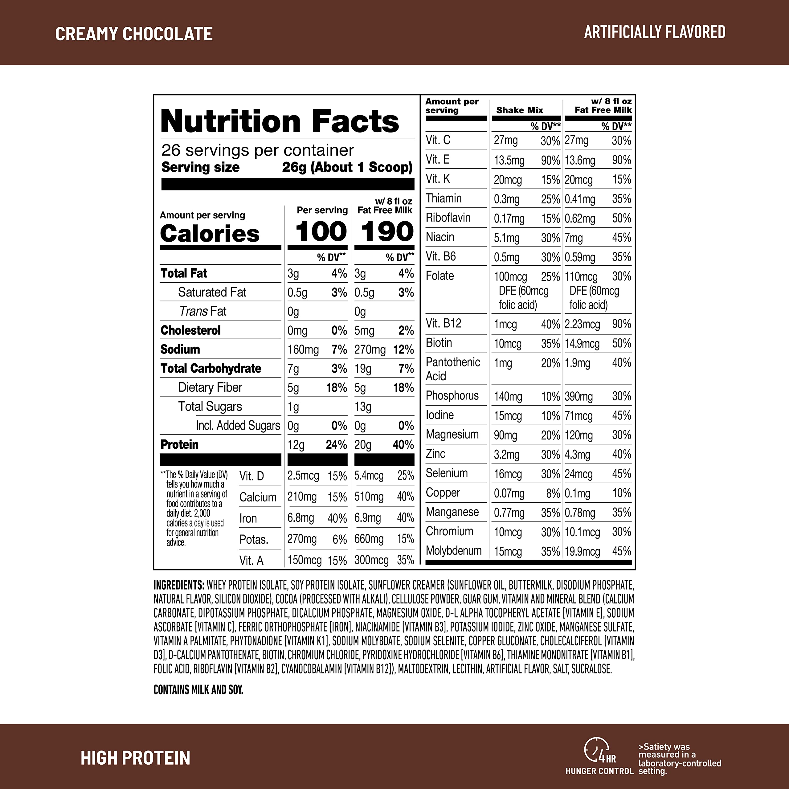 SlimFast High Protein Chocolate Bundle- 12 Count of Chocolate High Protein Meal - AB Mystery