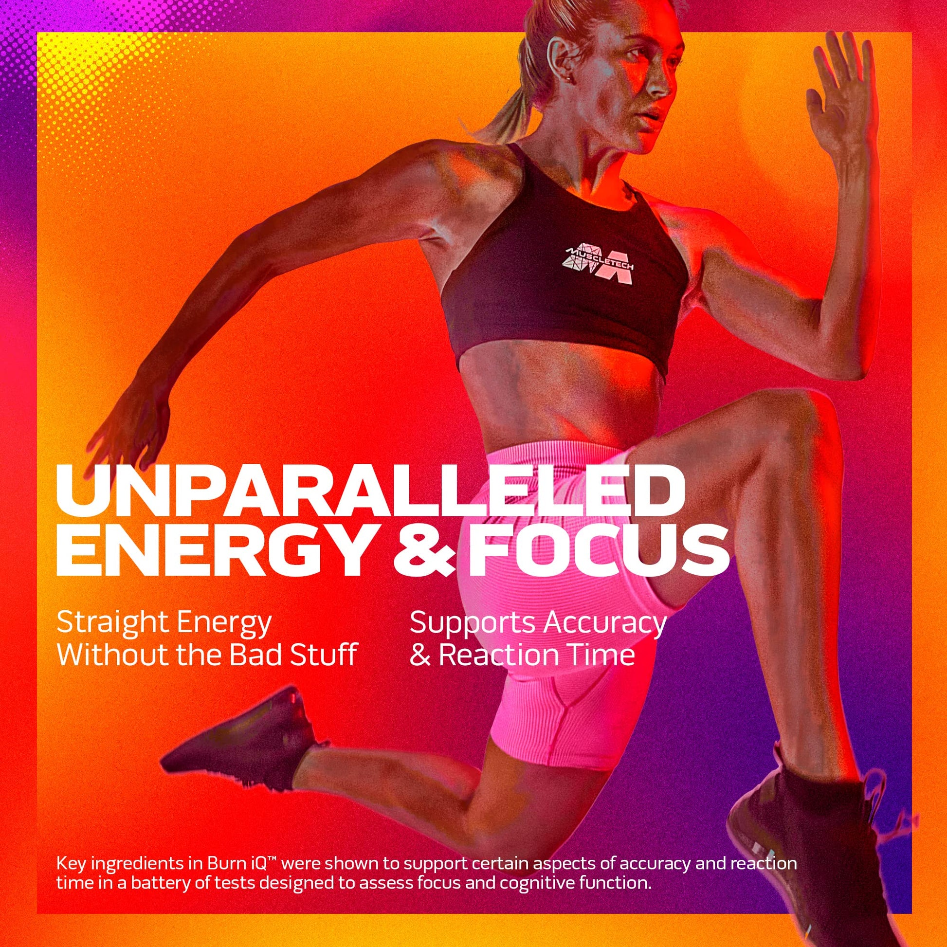 MuscleTech Burn IQ Smart Thermo Supplement Fueled with Paraxanthine Enhanced Energy - AB Mystery