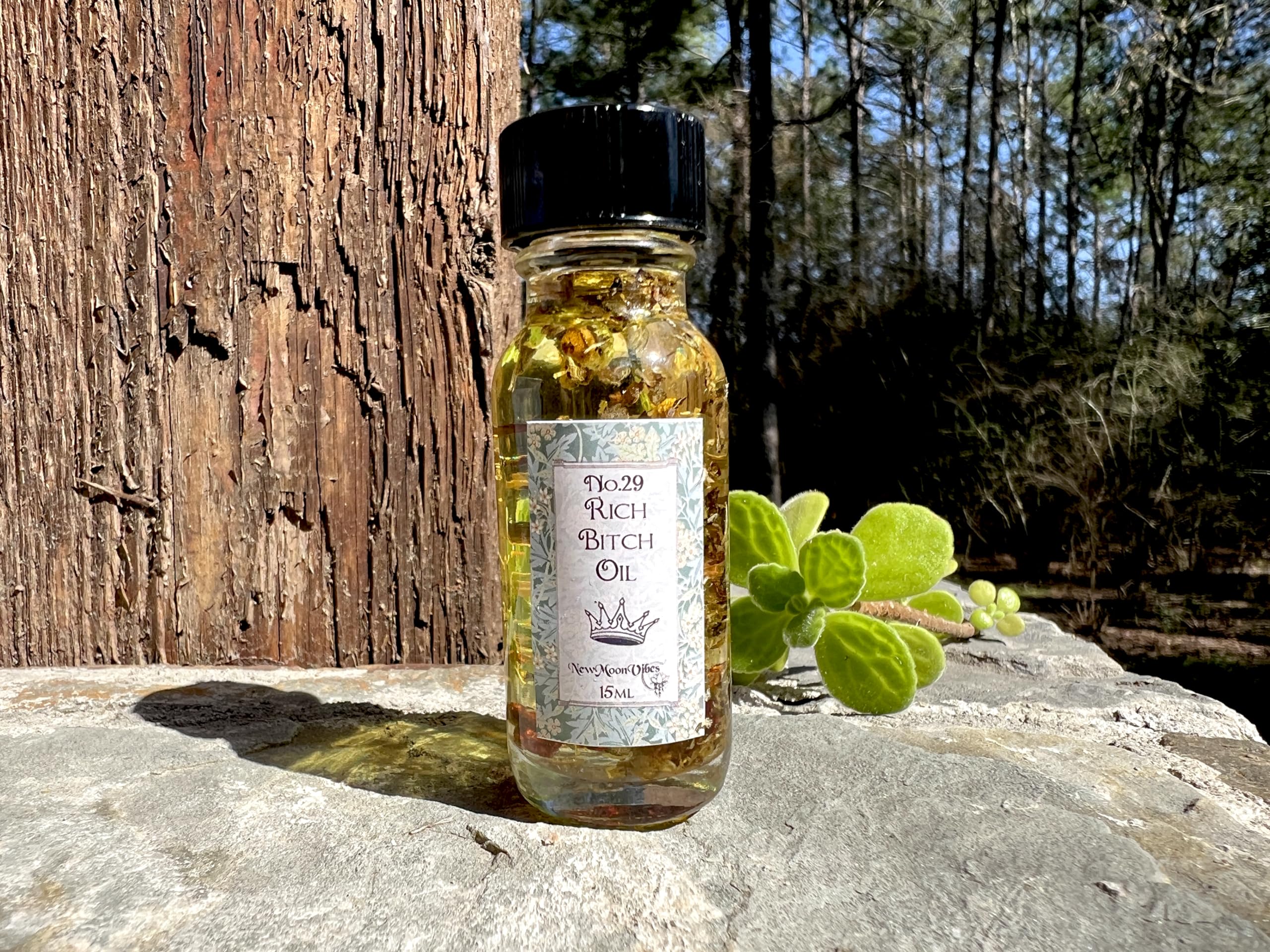 Rich Bitch Oil by New Moon Vibes - Attract Luxury Lavish Lifestyle Abundance Success Wealth - AB Mystery