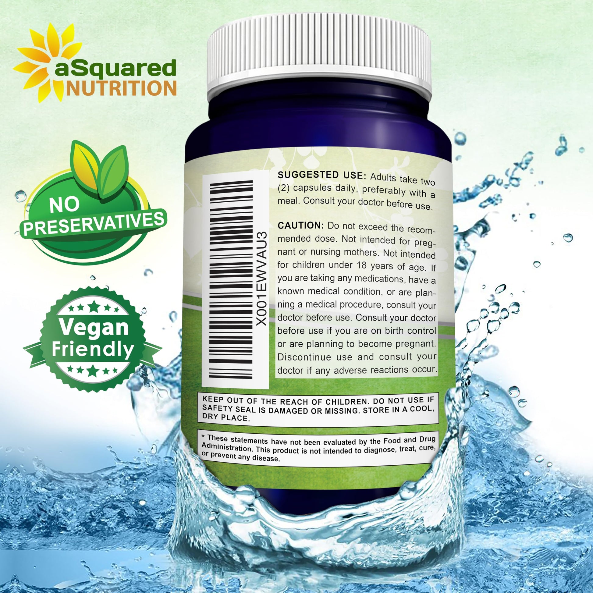 aSquared Nutrition DIM Supplement 300mg Plus BioPerine - 200 Veggie Capsules - Diindolylmethane DIM Max - AB Mystery