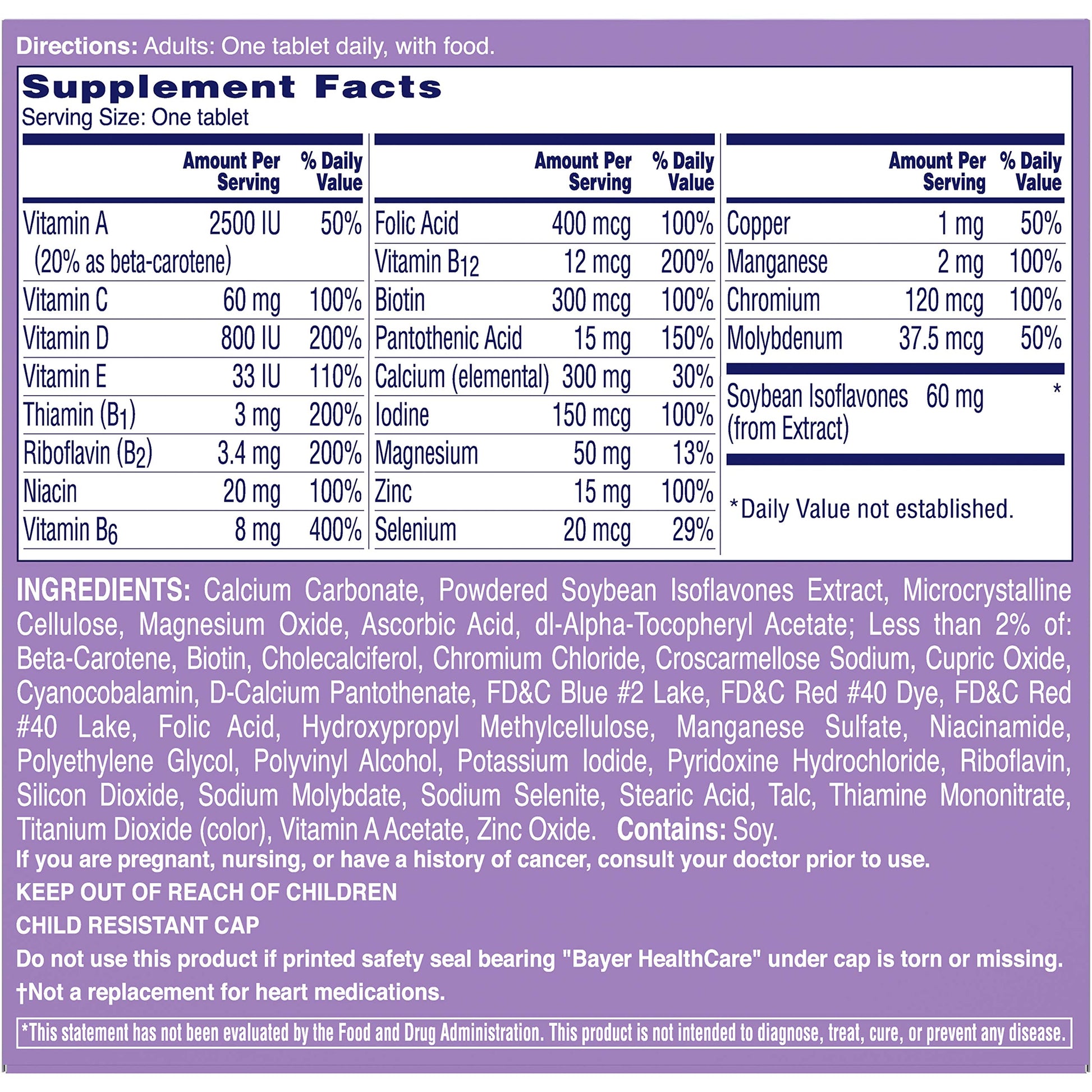 One A Day Women Menopause Size 50ct - AB Mystery