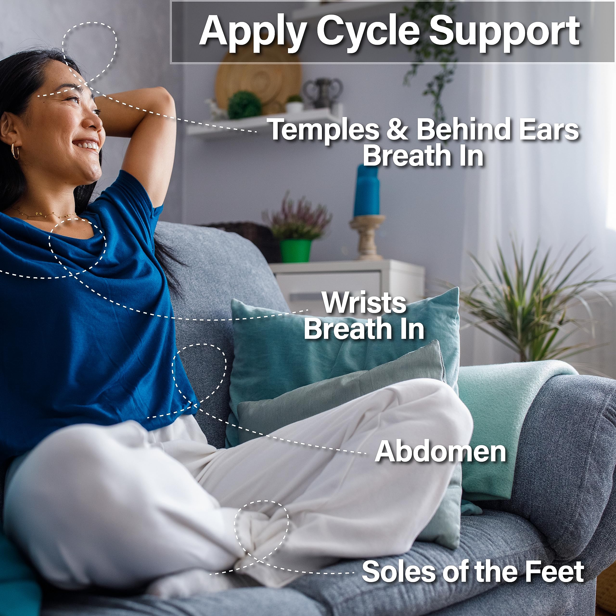 NV Superfoods Cycle Support - Essential Oil Roll-On - 10 ml – 100% Pure Therapeutic Grade - AB Mystery