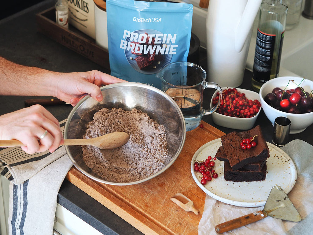 BioTechUSA Protein Brownie, Baking Mix with Collagen, whey proteins and sweeteners. 600 g, Chocolate BioTechUSA