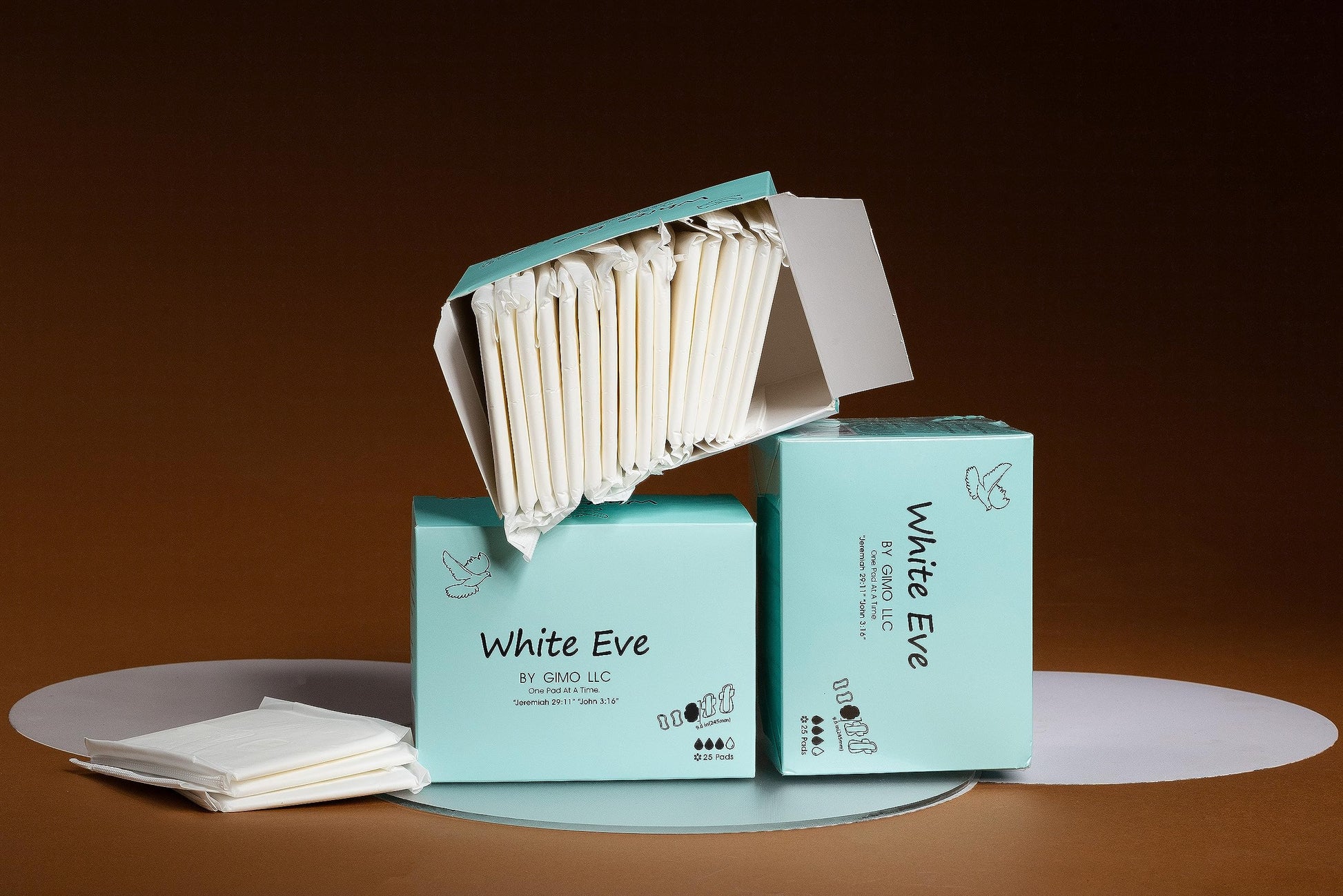 WHITE EVE Sanitary Pad Ultra Thin Sanitary Pads for Women with Fast Absorption and Leak Guard - AB Mystery