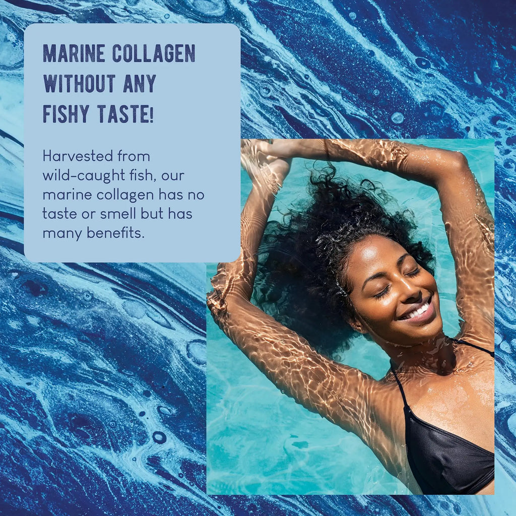 Superfoods Company - Hydrolysed Marine Collagen, Boosts Hair and Skin Health, Unflavoured Superfoods Company