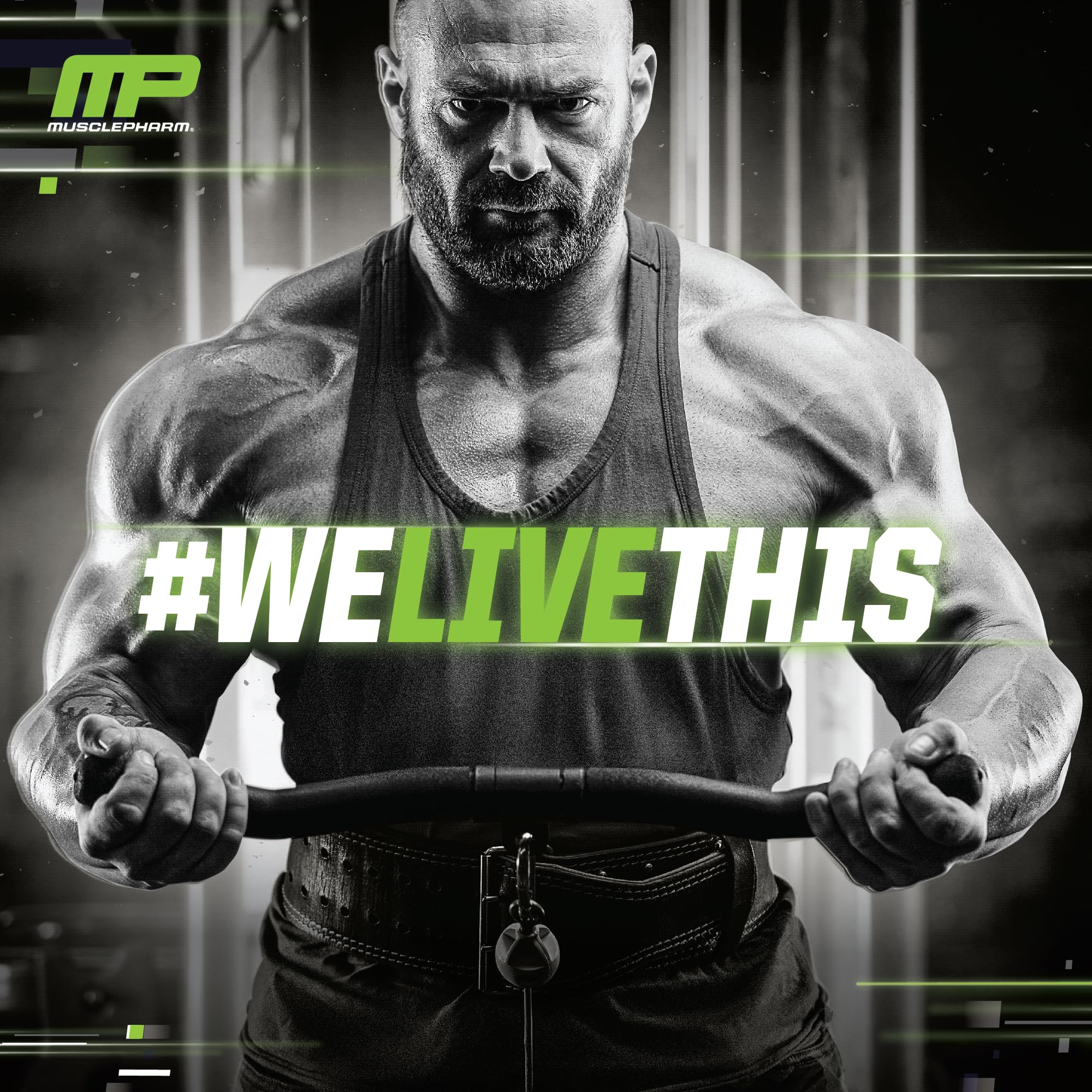 Muscle Pharm Combat Protein Powder, Fuels Muscles for Productive Workouts, 5 Protein - AB Mystery