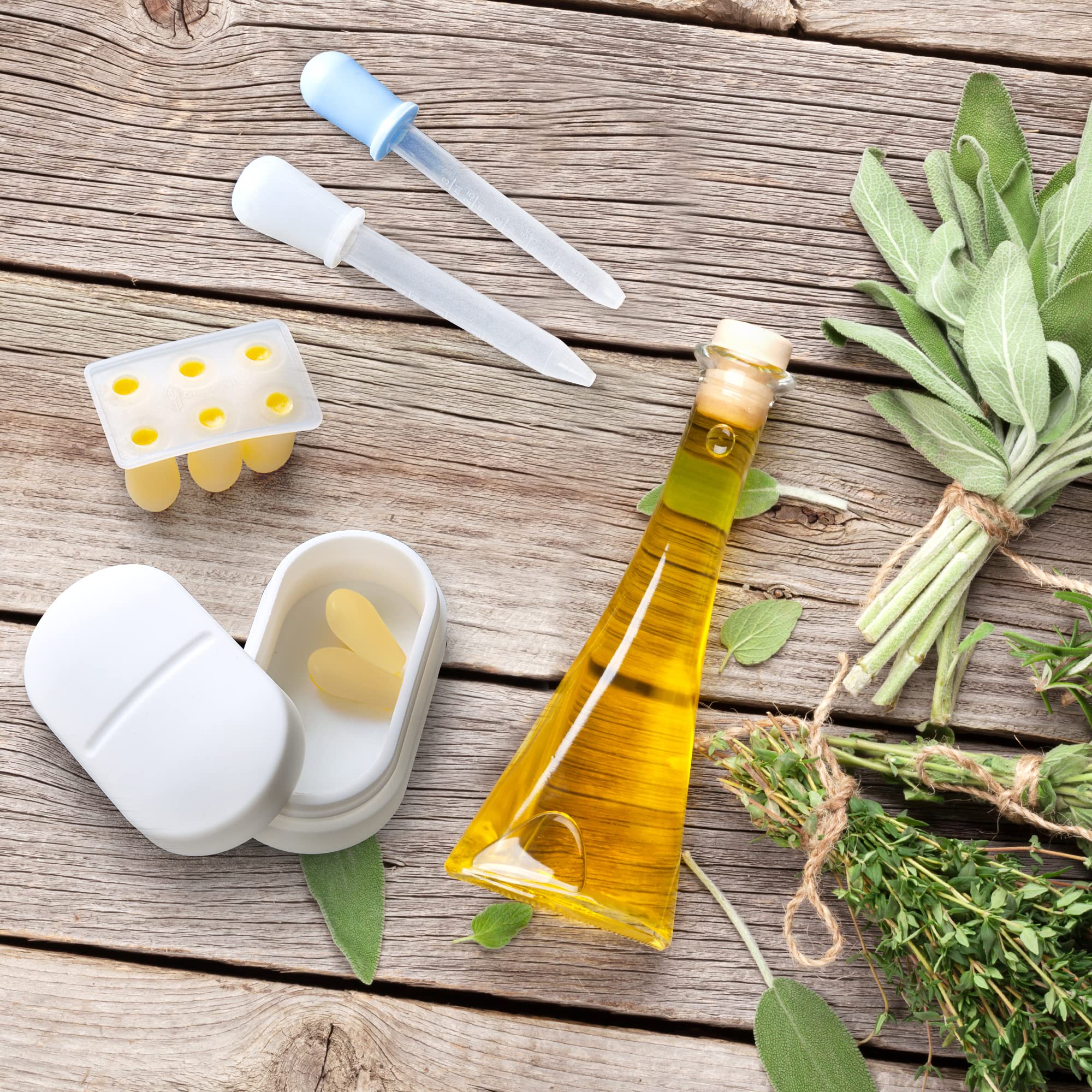 OrganiKit's Reusable Suppository Mold Kit - Eco-Friendly, 2ML, Silicone, Suppository Molds - AB Mystery