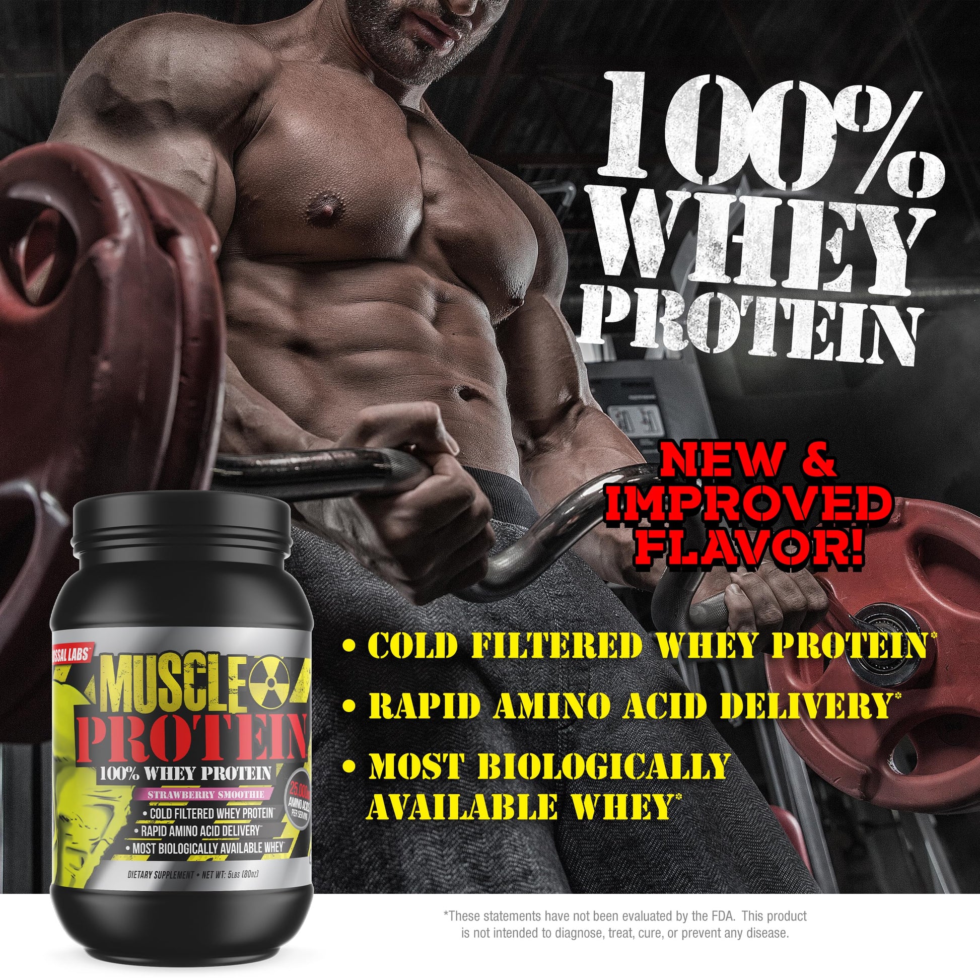 COLOSSAL LABS Whey Protein Powder [15 lbs/Pack of 1]– Peanut Butter-Chocolate Protein - AB Mystery